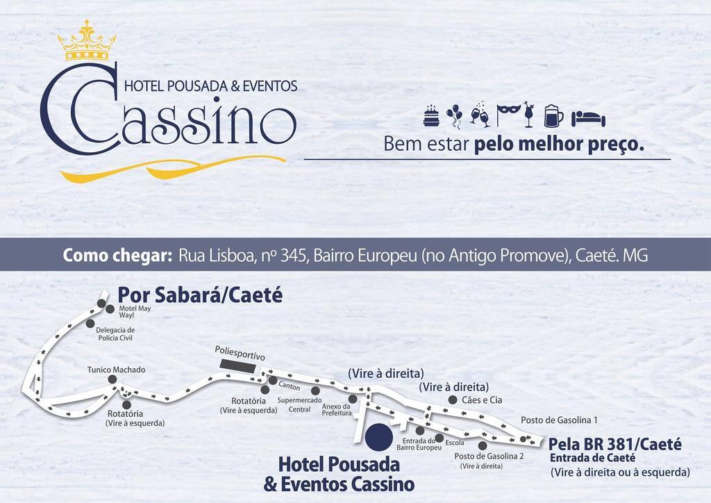 Hotel Pousada & Eventos Cassino Caeté Eksteriør bilde